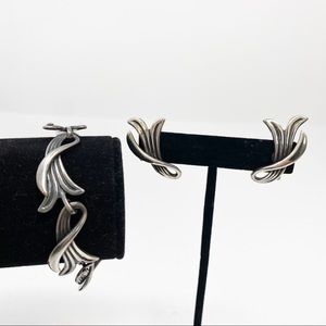 105 Gerardo Lopez Taxco Mexican jewelry set